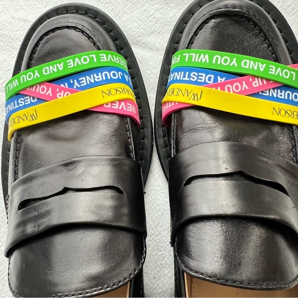 New JW Anderson Elastic Leather loafer in Black size IT 38.5 - Picture 7 of 12